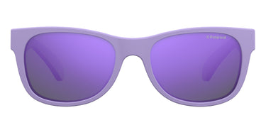 Boys and Girls Polaroid Eyeglasses: P0300 - Crystal Violet - SpecSMART Eye Clinic (Front View)